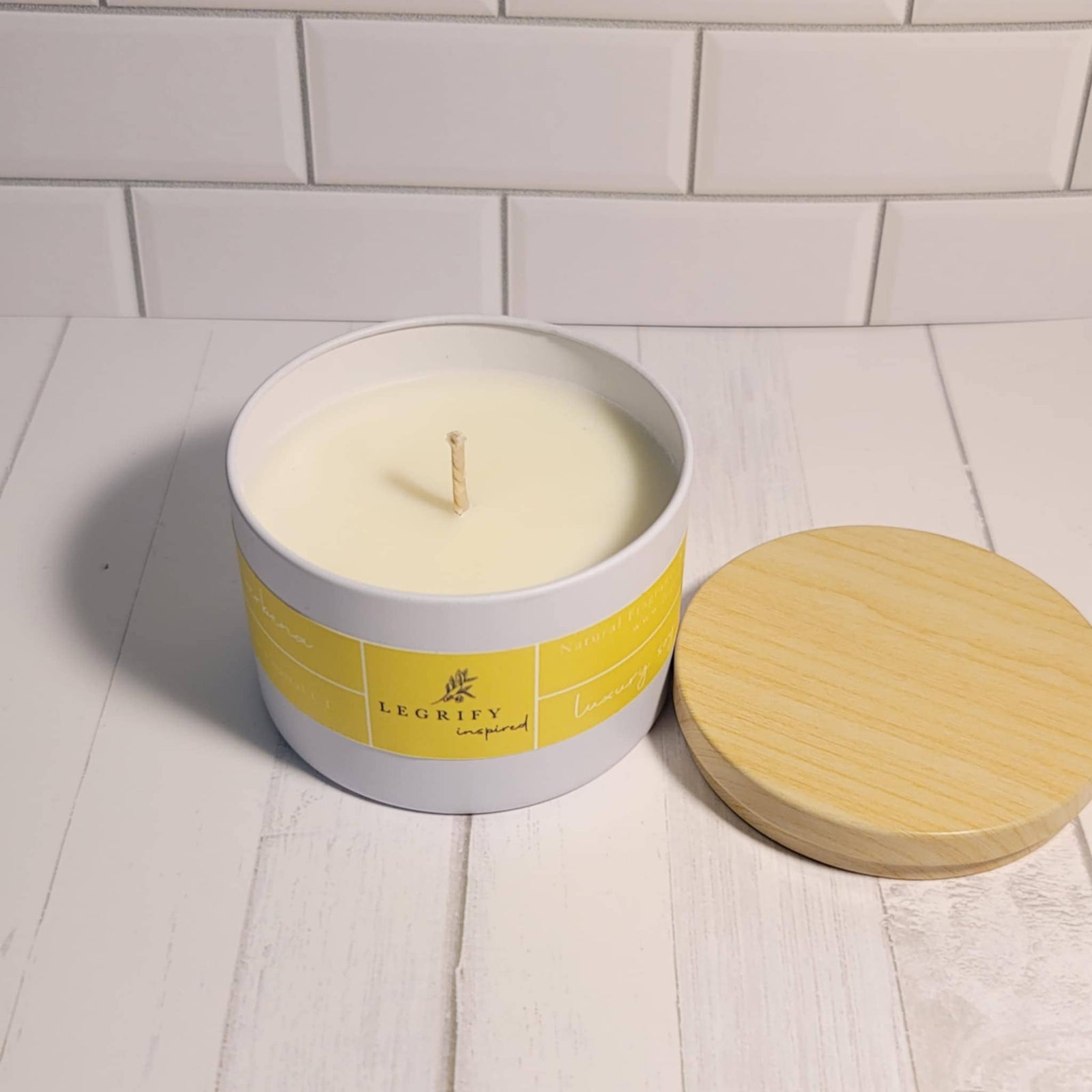 8oz Lemon Verbena Candle Tin