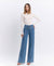 Tie Waist Wide Leg Jeans