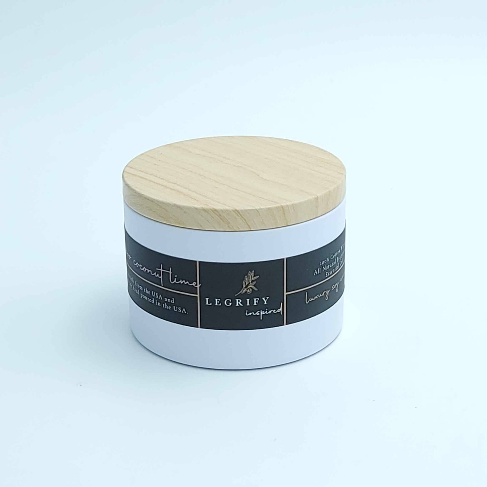 Bamboo Coconut Lime Soy Travel Candle
