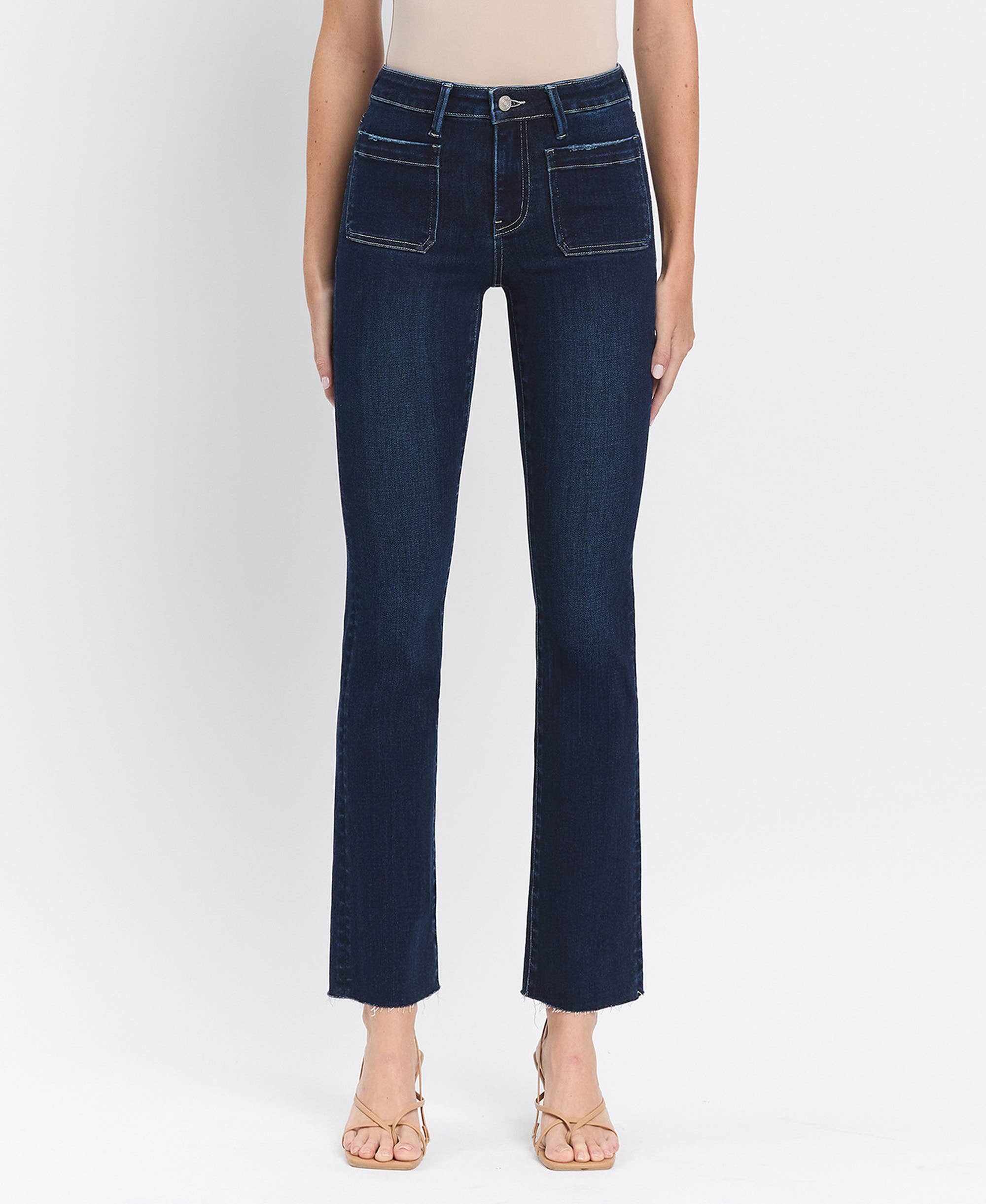 Jubilant High Rise Mini Bootcut Jeans