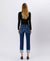 Sagacity High Rise Cuffed Slim Straight Jean