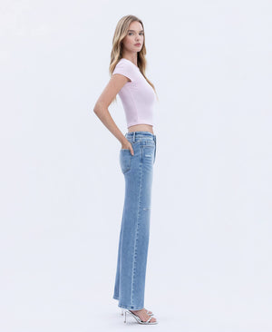 Aileeah Mid Rise Straight Jeans