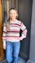 *FINAL SALE* Rosebud Ashville Stripe Sweater