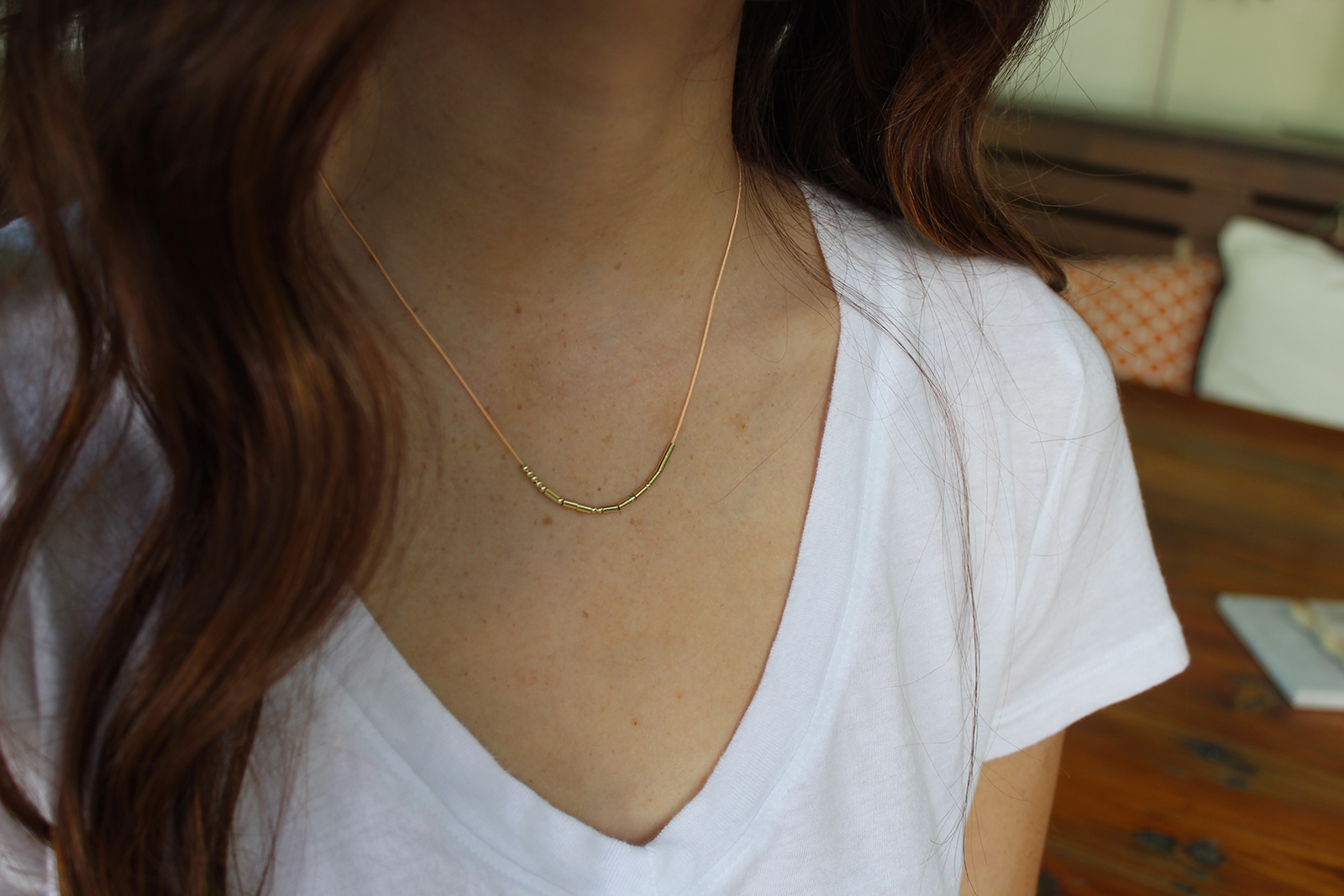 *FINAL SALE* Morse Code Necklace - HAPPY