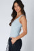 Breezy Blue Lace Textured Sweetheart Top