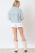 Football Towel & Sequin Embroidery Denim Jacket