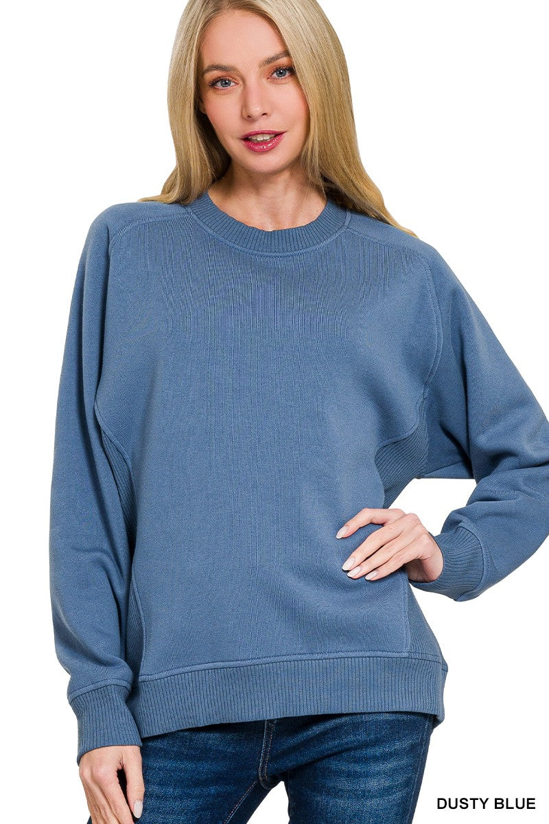 *DoorBuster* Vintage Blue Raglan Sweatshirt