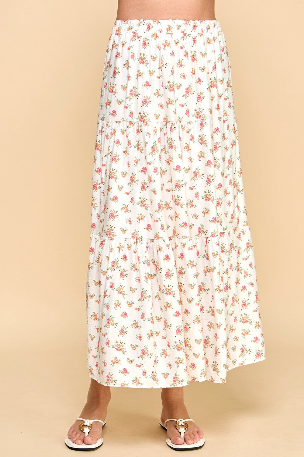 *FINAL SALE*Multi Layer Floral Skirt