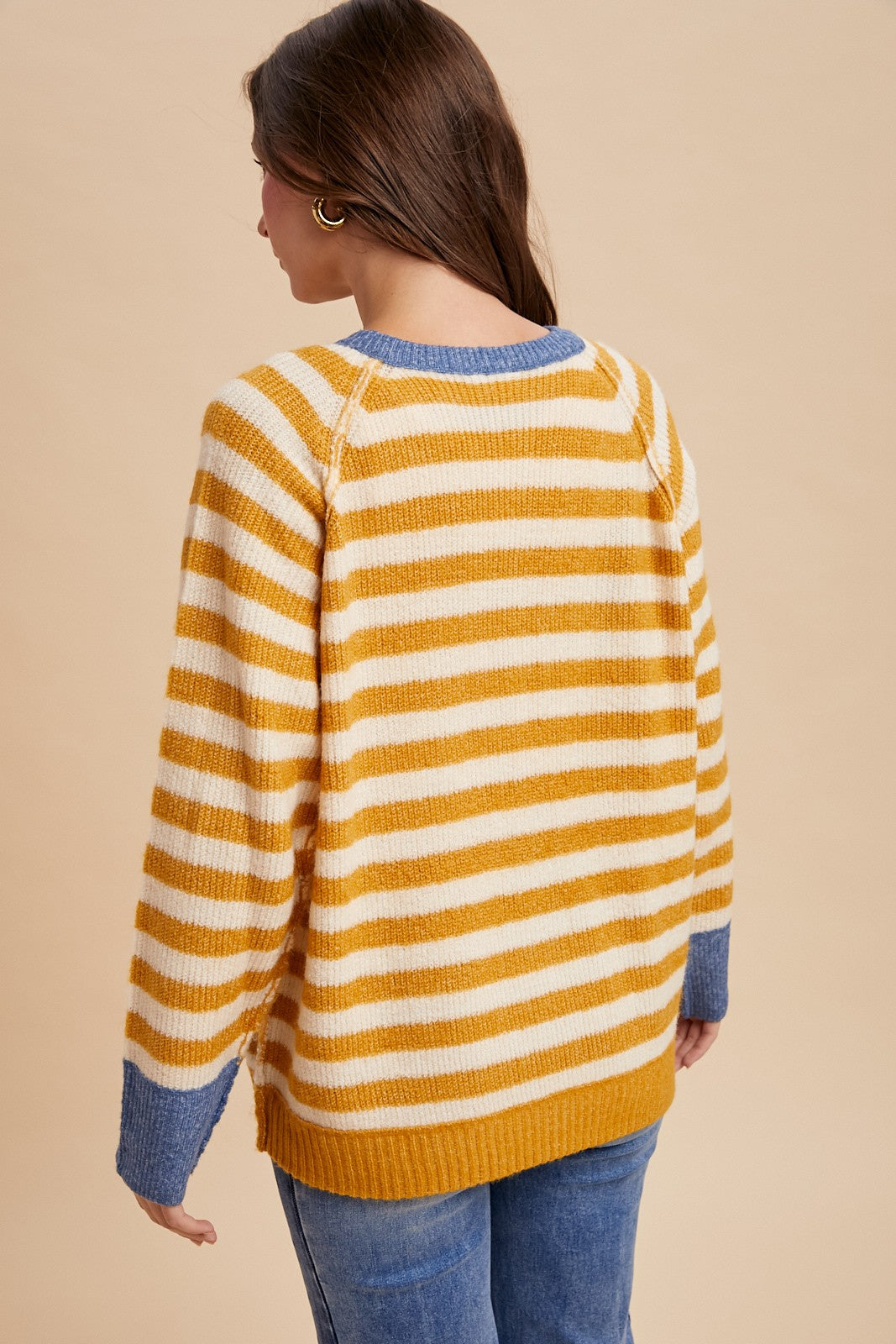 Marigold Striped Cardigan