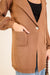 Knit Blazer-style Cardigan