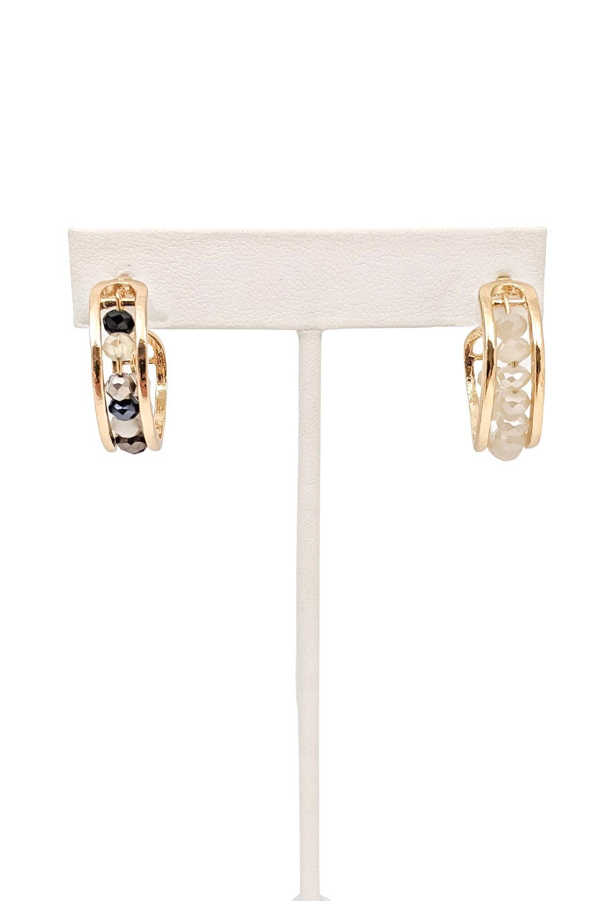 Annabelle Earrings: Black