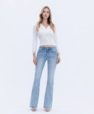 Miranda Midrise Bootcut Trouser Hem Jean