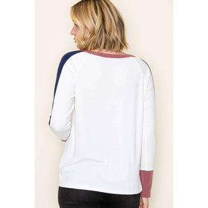 Colorblock Terry Top