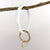 Diamond Shape Silicone Bracelet Keychain: Blue