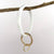 Diamond Shape Silicone Bracelet Keychain: Red