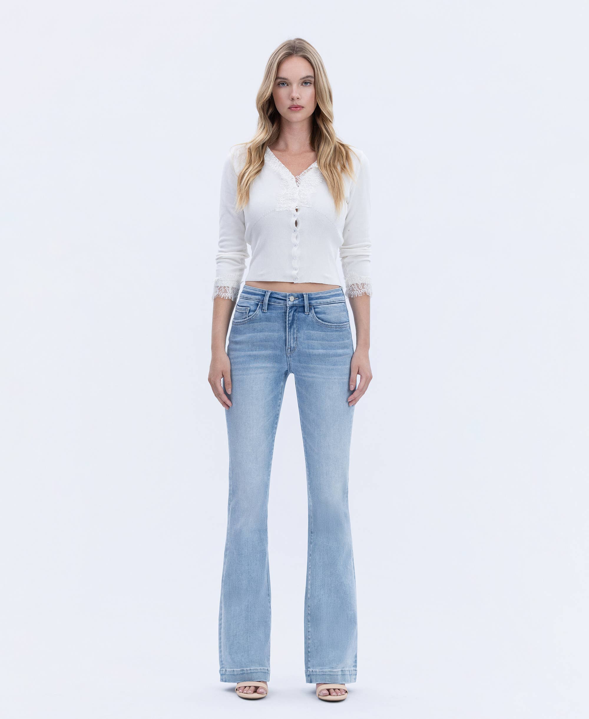 Miranda Midrise Bootcut Trouser Hem Jean