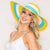 Multi Colored Floppy Sun Hat