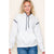 Grey Contrast Stitch Hoodie