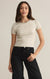 Sage Green Saxon Striped Tee