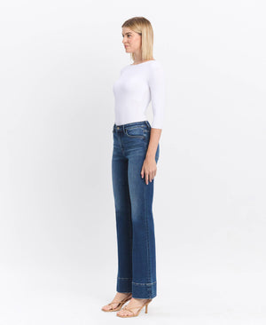 Skylar High Rise Trouser Hem Jean