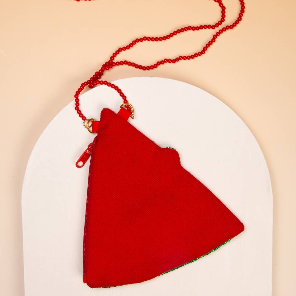 Watermelon Crossbody Bag with Zipper