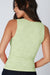 Pistachio Lace Textured Sweetheart Top