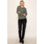 Dark Olive Pinstriped Sweater