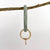 Diamond Shape Silicone Bracelet Keychain: White