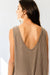 Mocha Tank Textured Knit Jumpsuit With Pockets