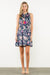 Tassel Tie Sleeveless Floral Dress