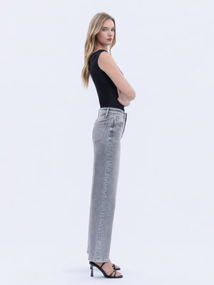 Olivia Grey Wide Leg Jeans