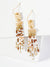 Boho Chic Seed Bead Fringe Earrings: Emerald Green