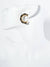Hoop Earrings With Glass & Square Metallic Beads: Natural