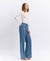 Tie Waist Wide Leg Jeans