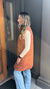 *FINAL SALE* Cinnamon Harlow Long Vest