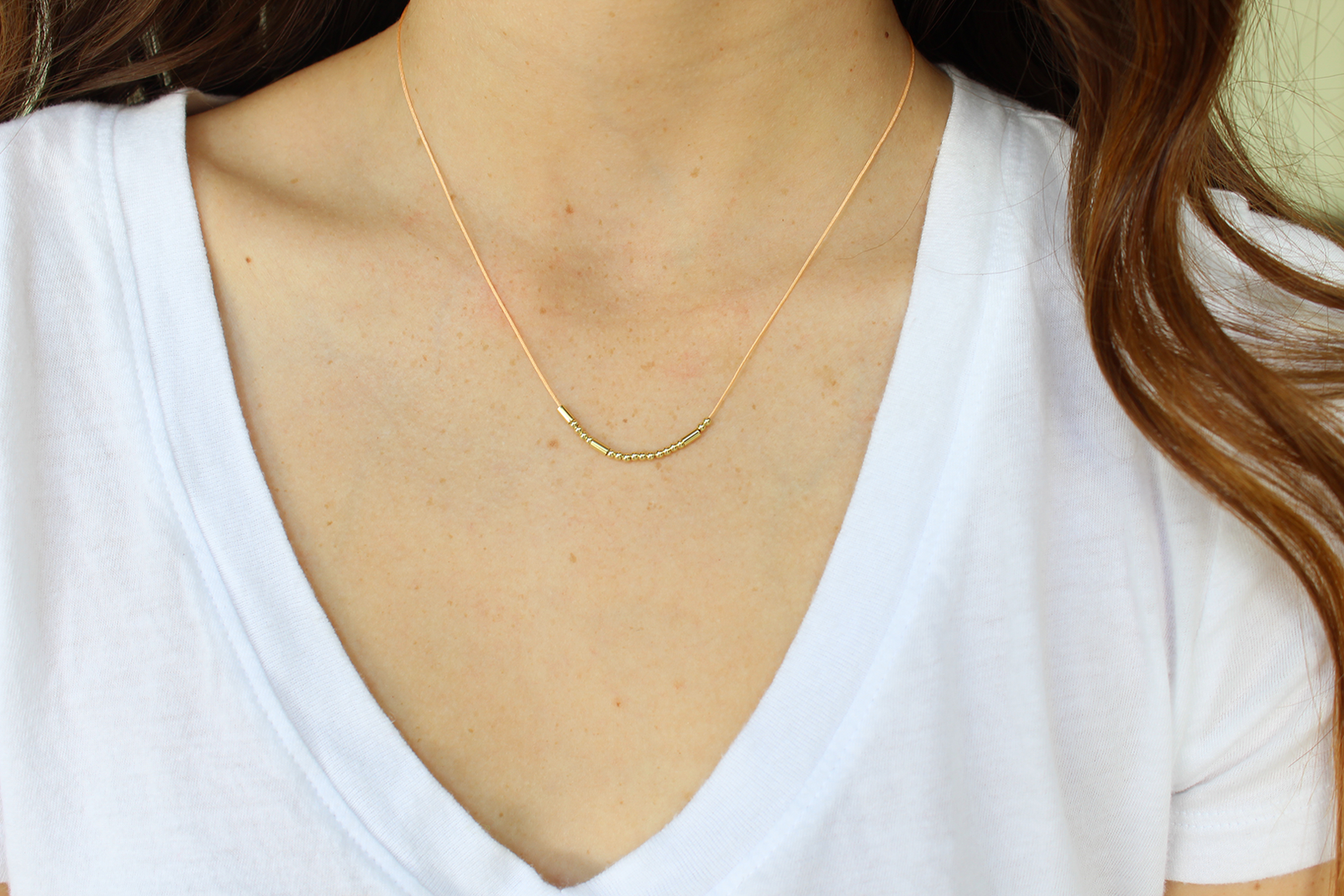 *FINAL SALE* Morse Code Necklace -  BLESSED