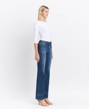 Skylar High Rise Trouser Hem Jean