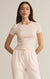 Pink Salt Saxon Striped Tee
