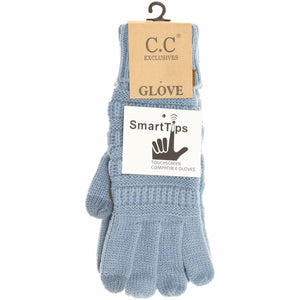 *FINAL SALE* Red  Knit CC Gloves