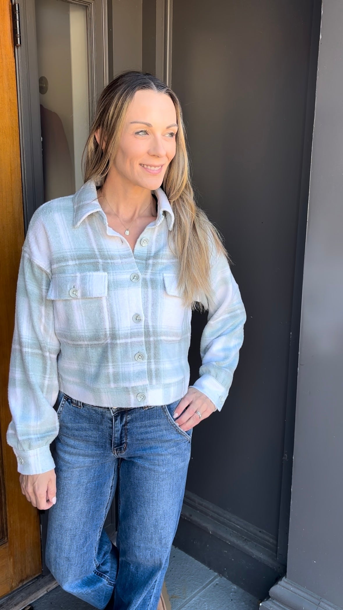 *FINAL SALE* Willow Abbott Plaid Jacket