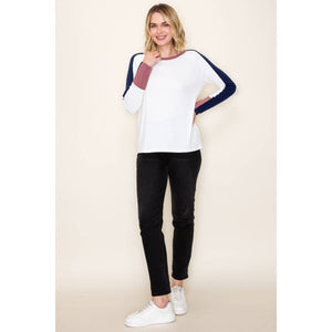 Colorblock Terry Top