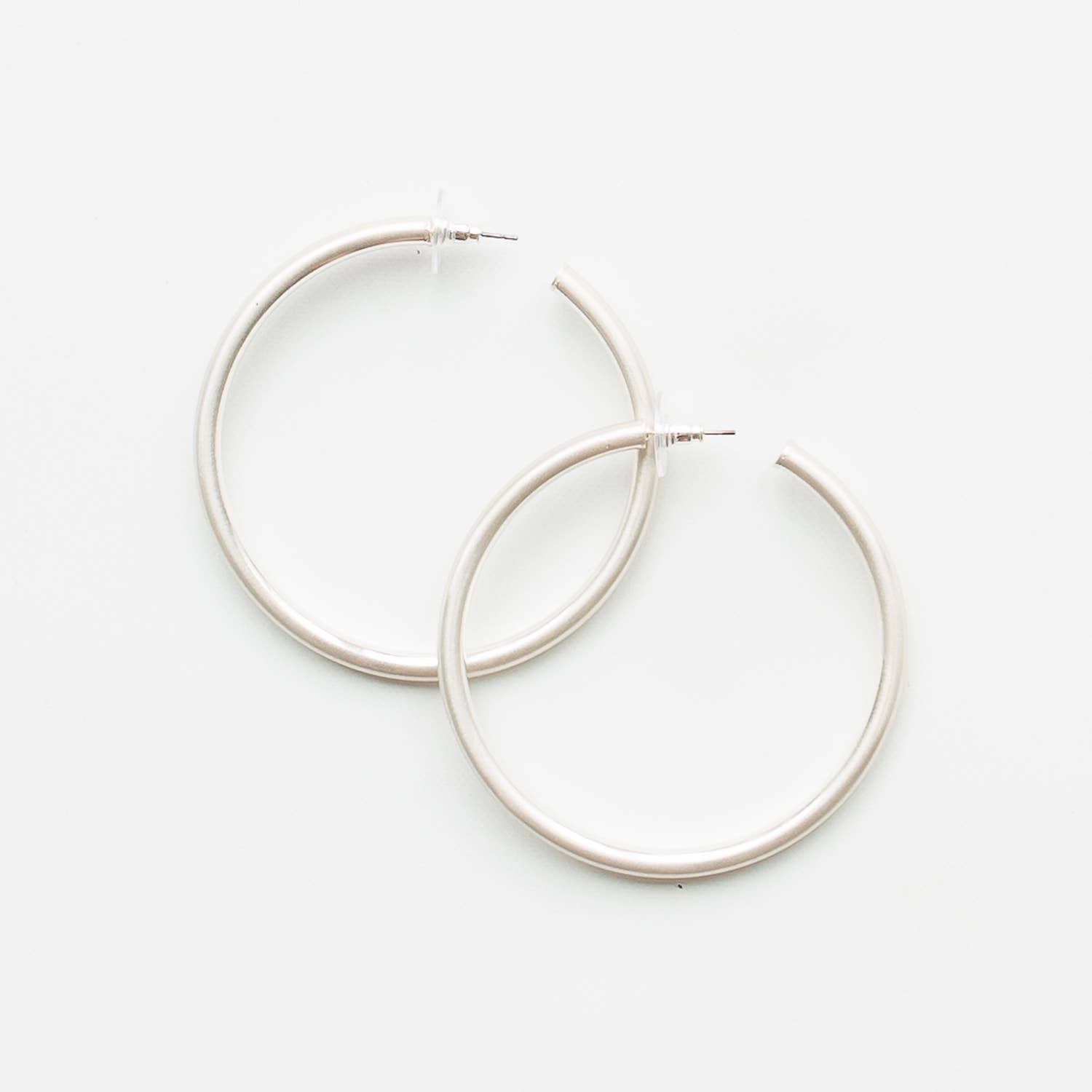 Salem Earrings: Silver