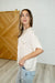 Bare Necessitee Relaxed Tee in Sand Beige