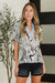 Don't Want to Wait Zebra Print Top