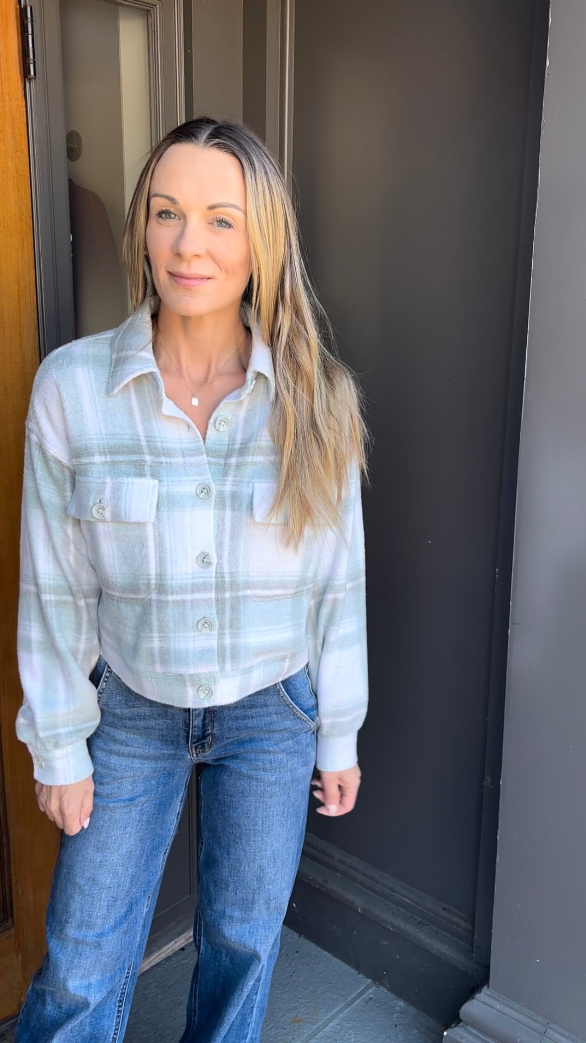 *FINAL SALE* Willow Abbott Plaid Jacket