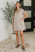 Easy Hustle High Neck Dress in Ash Mocha