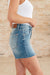 Elle High Rise Rhinestone Cutoff Shorts