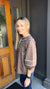 *FINAL SALE* Brown Bow Print Blouse