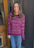 Plum Everyday Striped Sweater