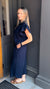 *FINAL SALE* Navy Textured Casual Top